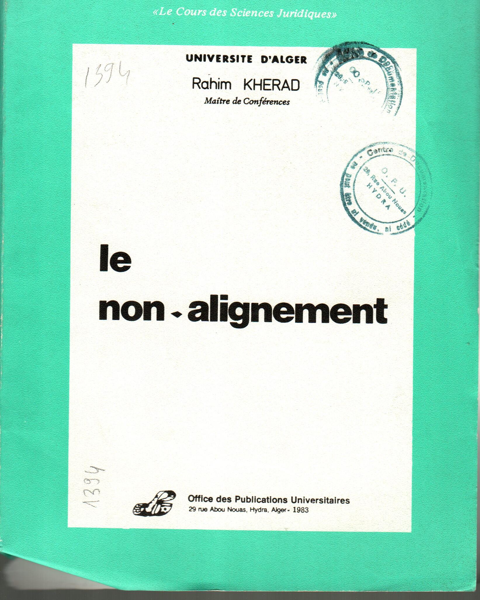 Le non-alignement