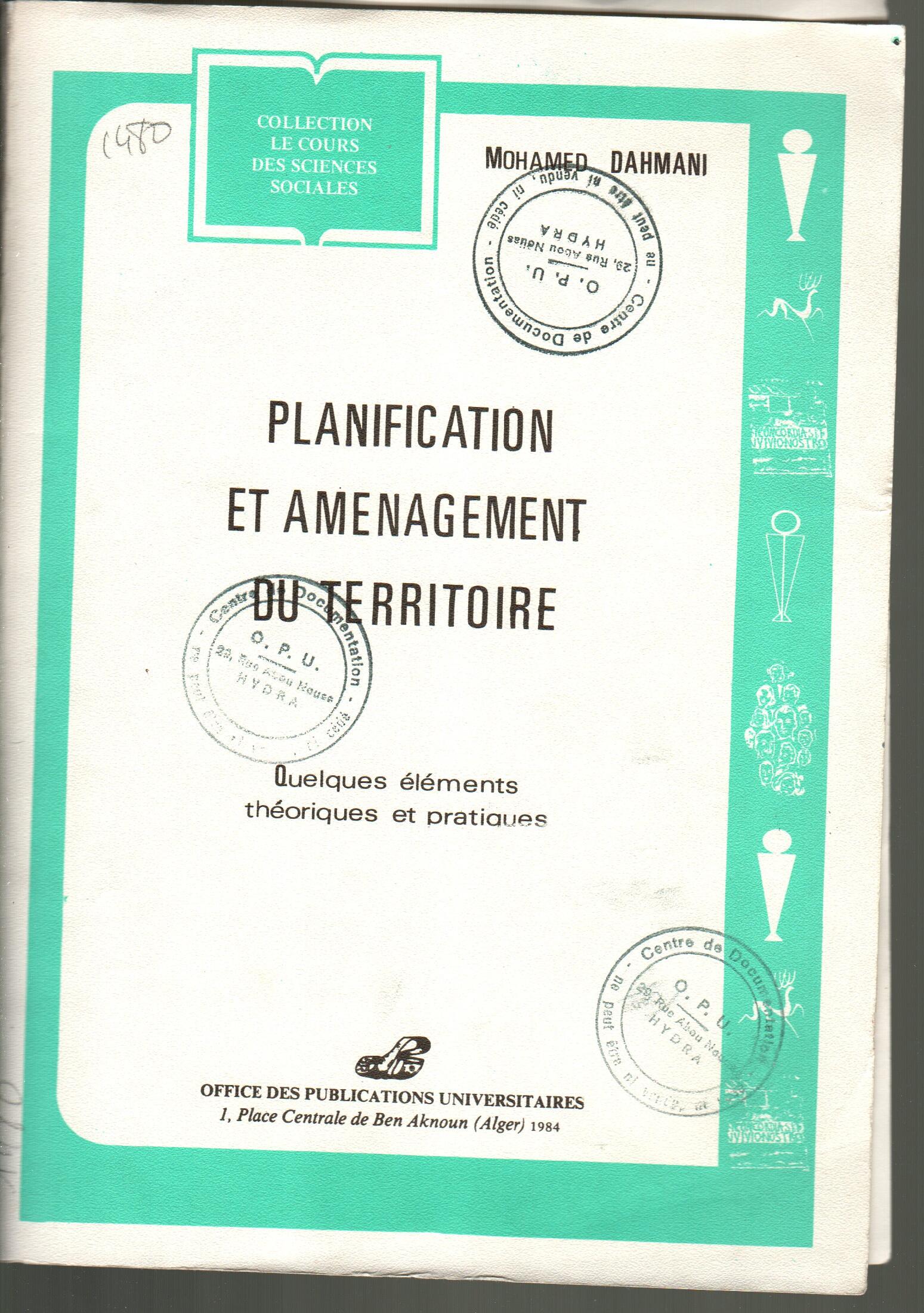 Planification et aménagement du territoire