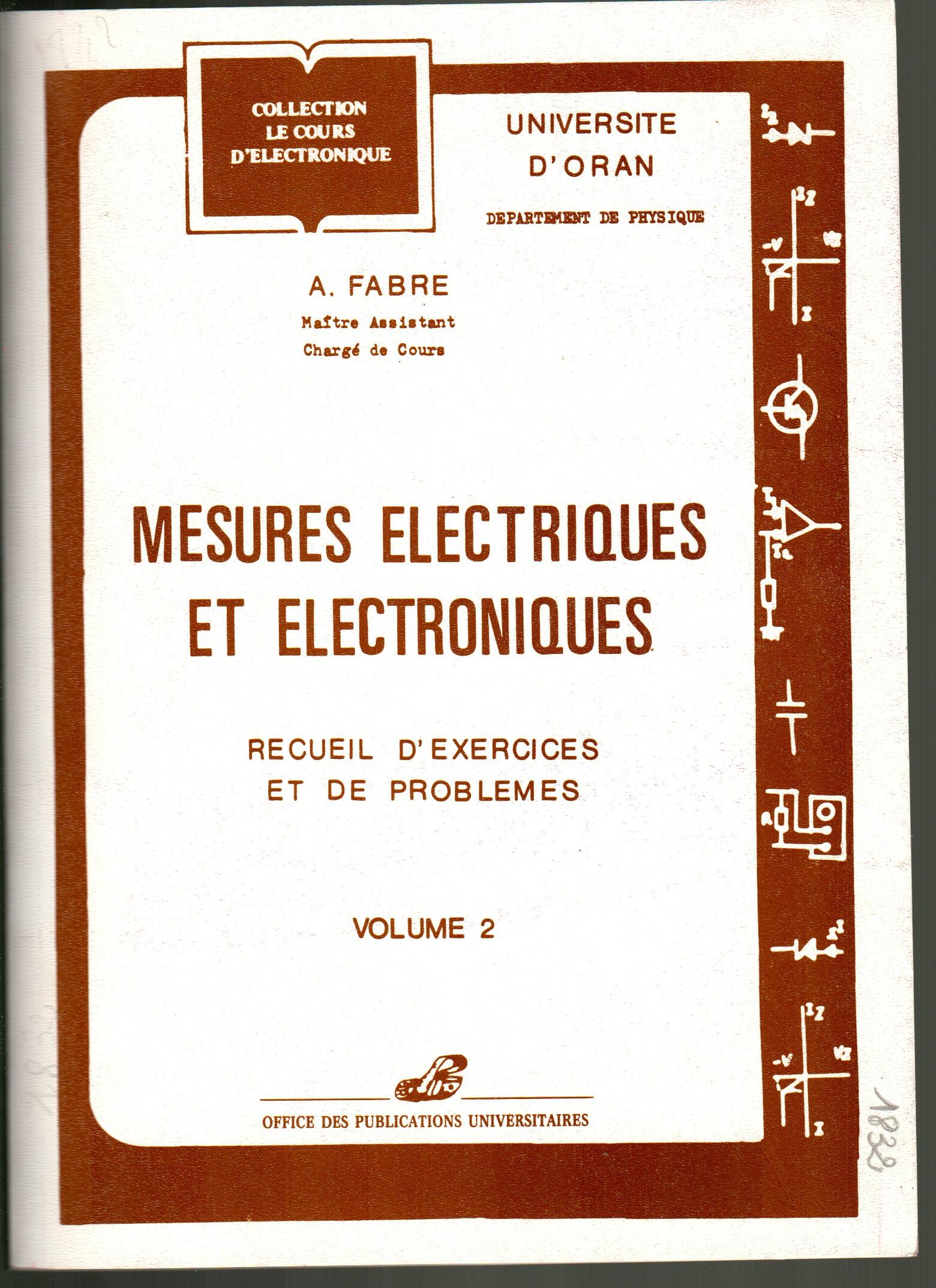 Mesures éléctriques et éléctroniques VOL2