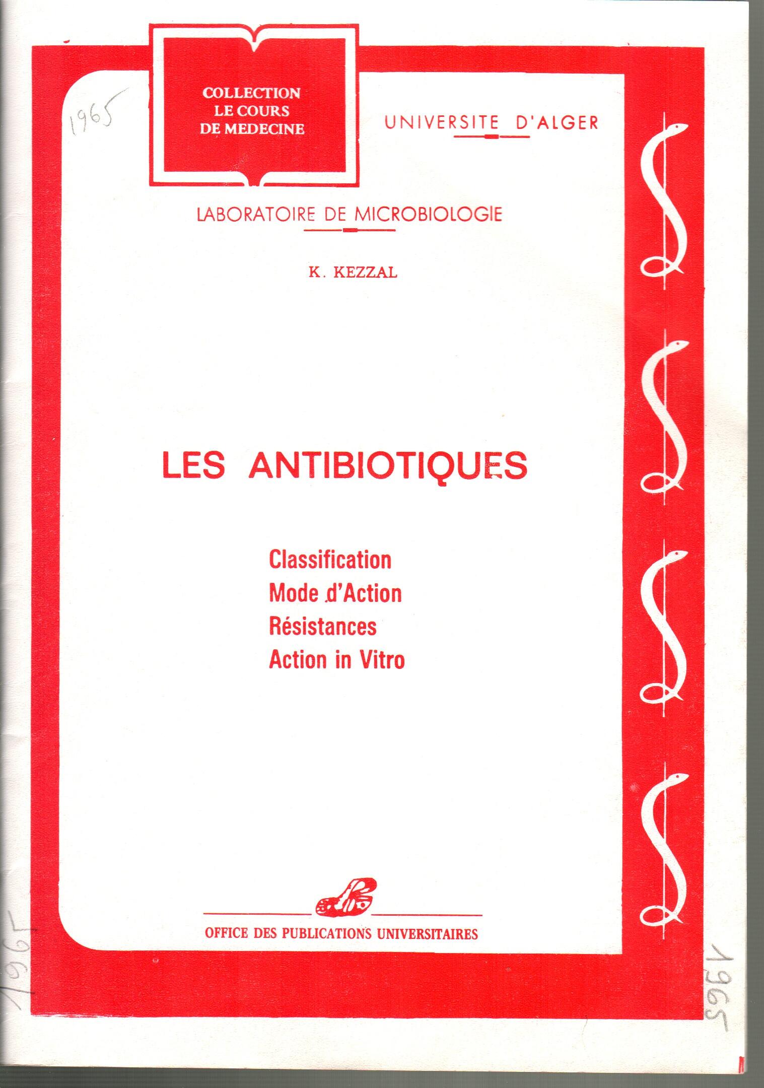 Les antibiotiques