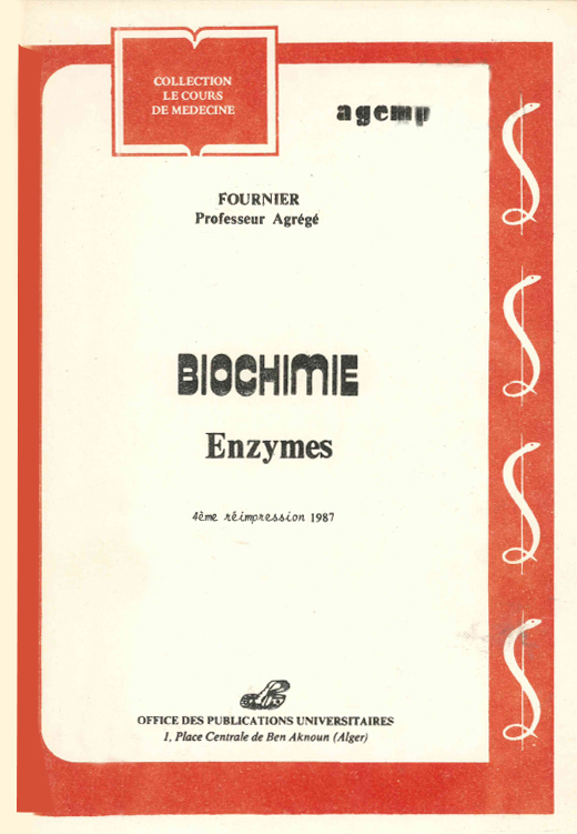 Biochimie -enzymes