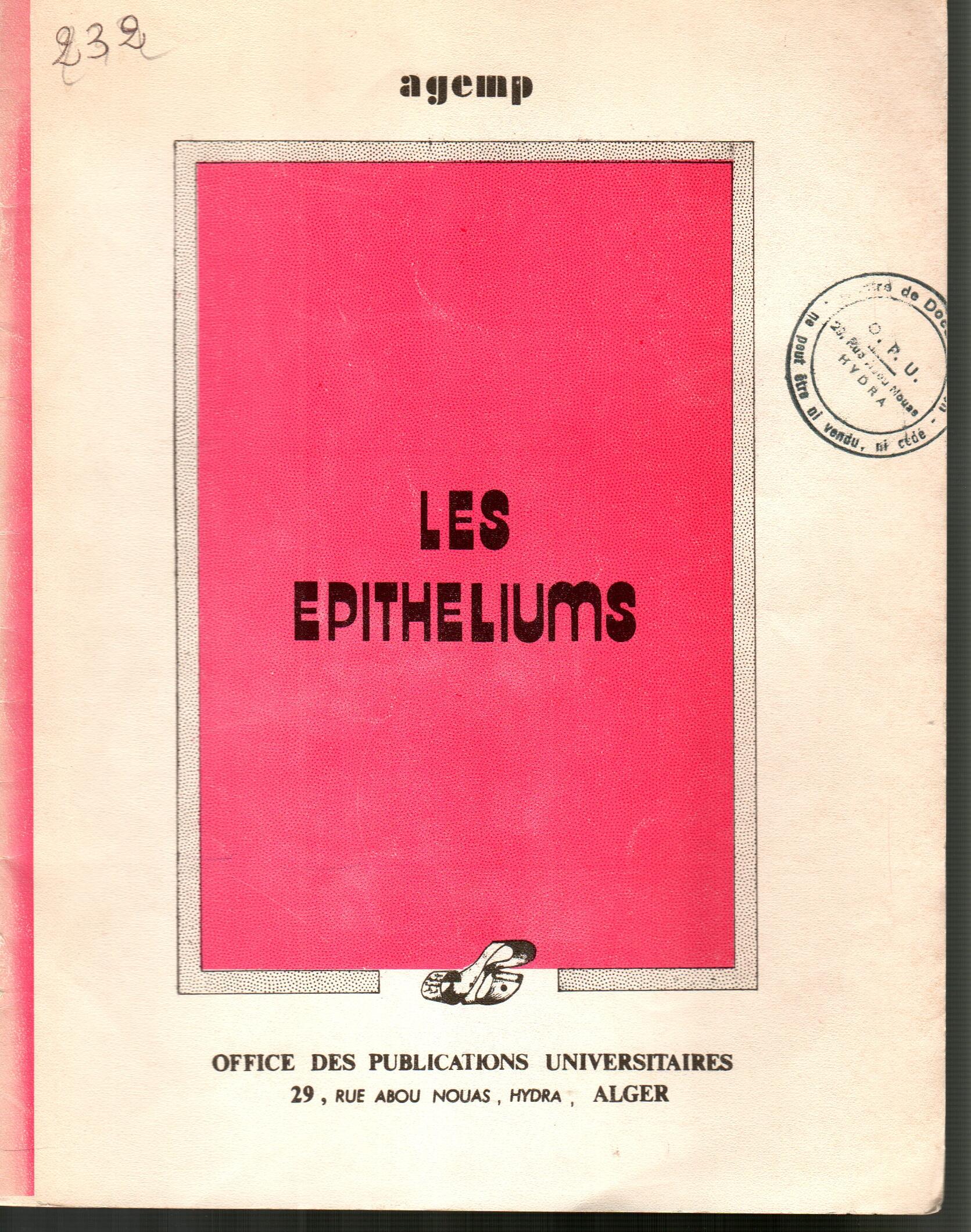 Les épithéliums