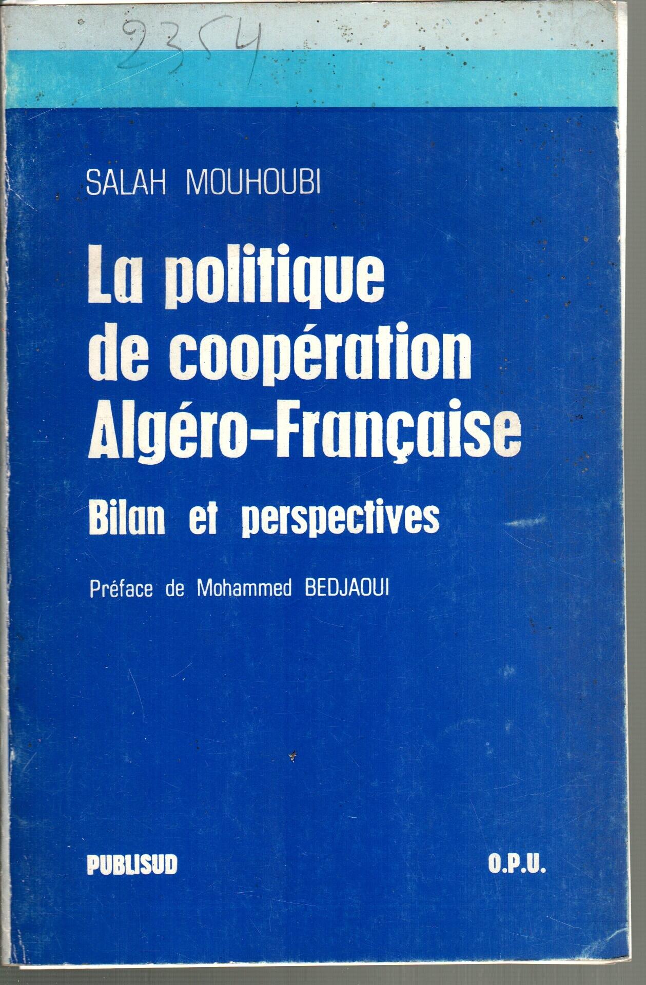la politique de coopération francaise-algéro