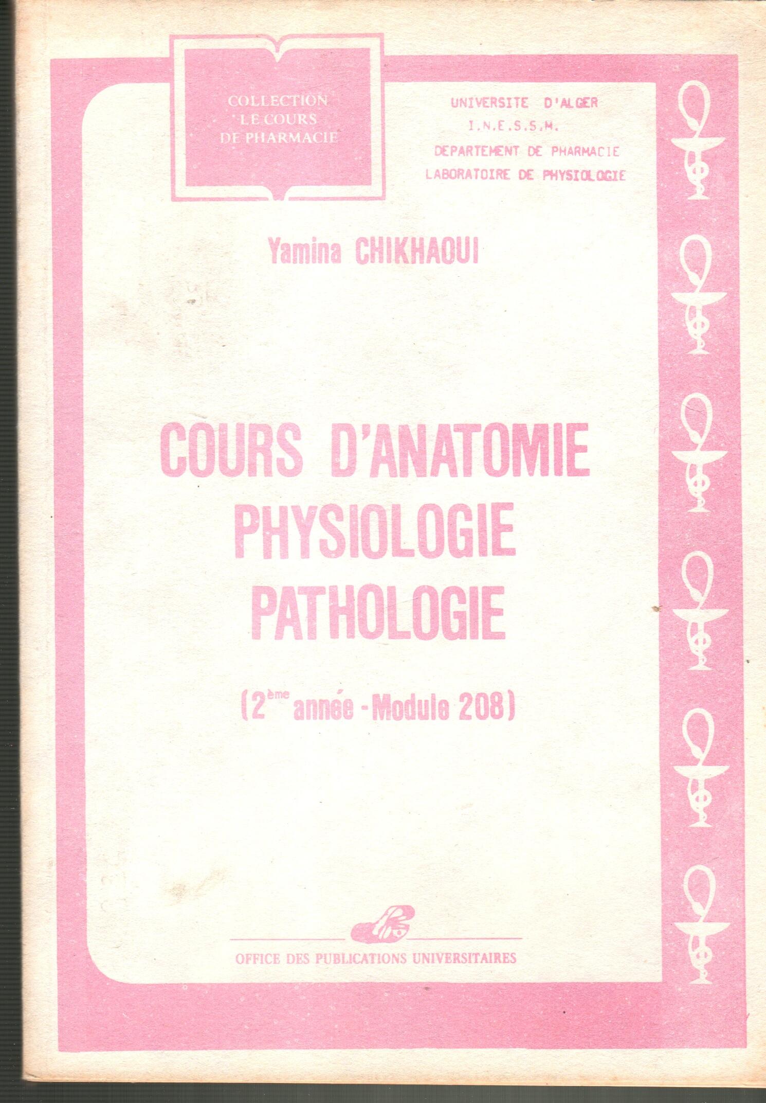 cours d'anatomie physiologique pathologique