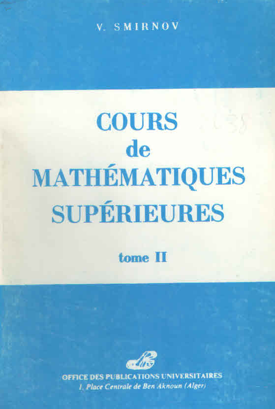cours de mathématiques supérieures T2