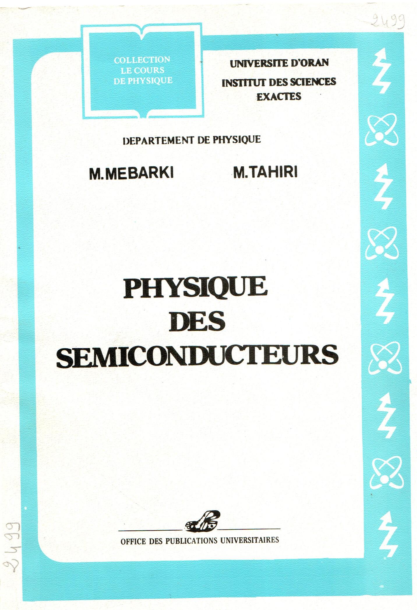 Physique des semi-conducteurs