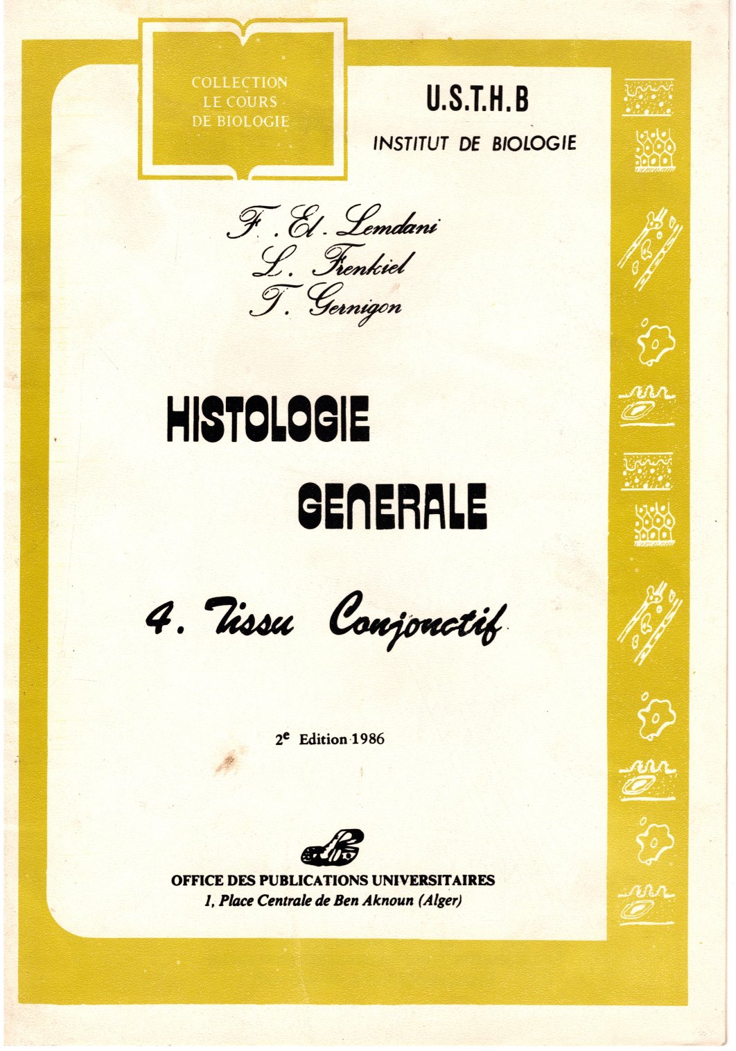 histologie générale 4 -tissu conjonctif