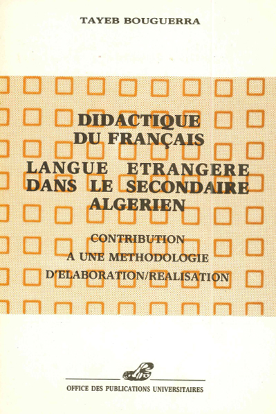 Didactique du français langue étrangère dans le secondaire Algerien