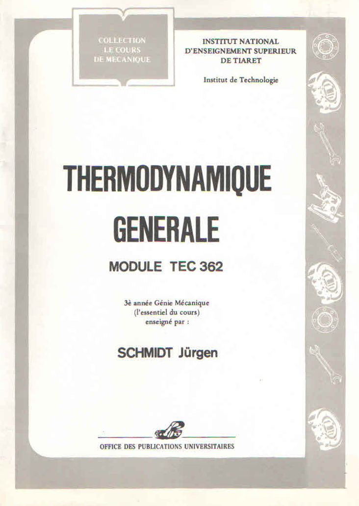 Thermodynamique générale