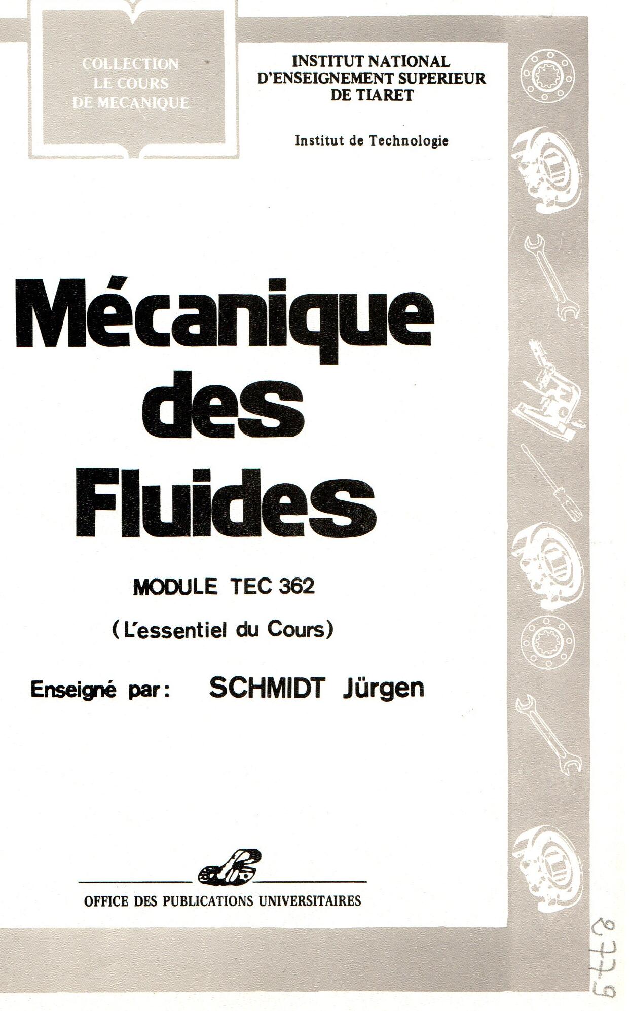 Mécanique des fluides module 362