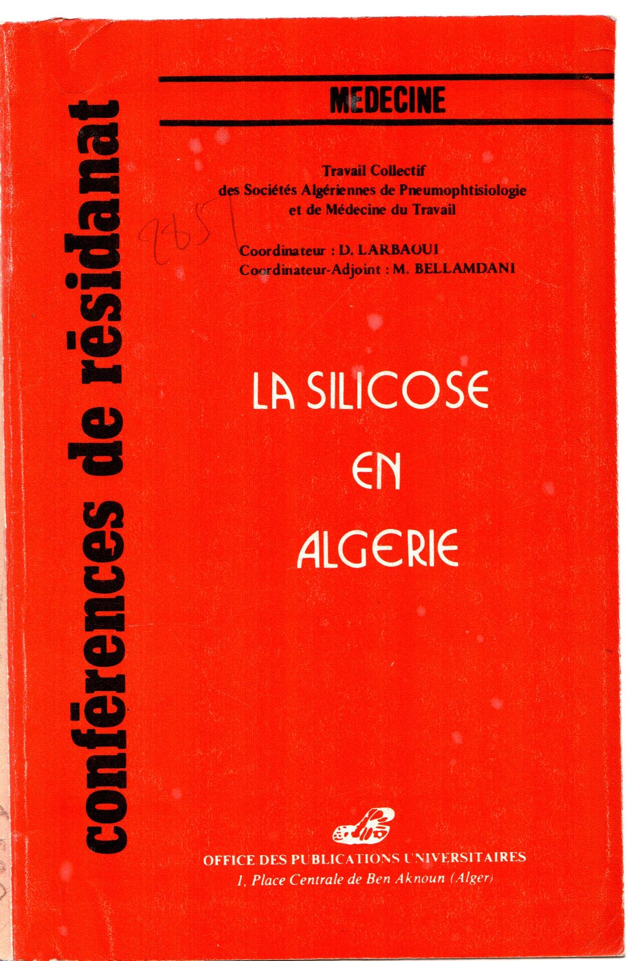 La silicose en Algérie