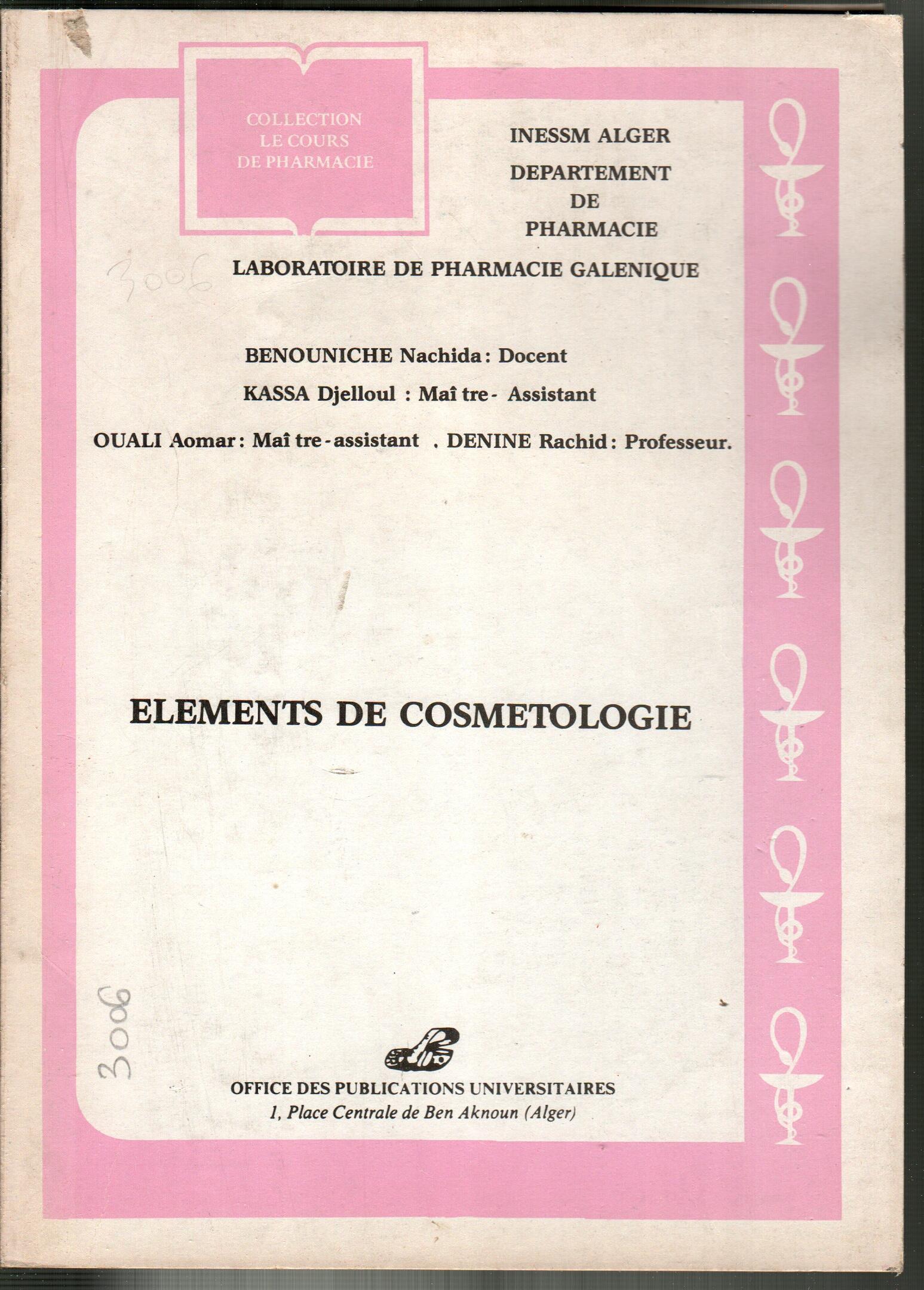 Élément de cosmétologie