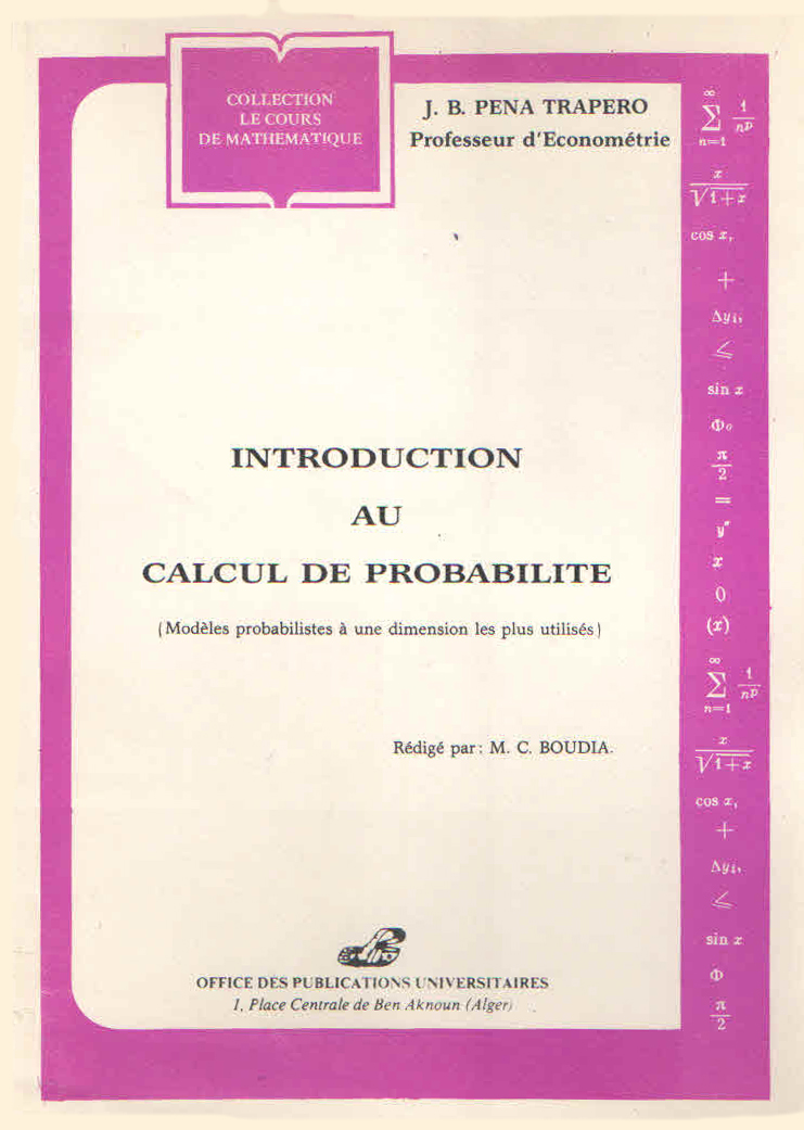 Introduction au calcul de probabilité