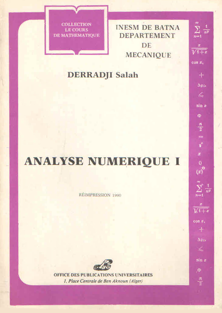 analyse numérique 1