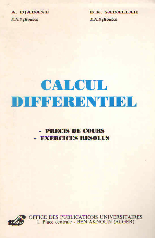Calcul différentiel précis de cours
