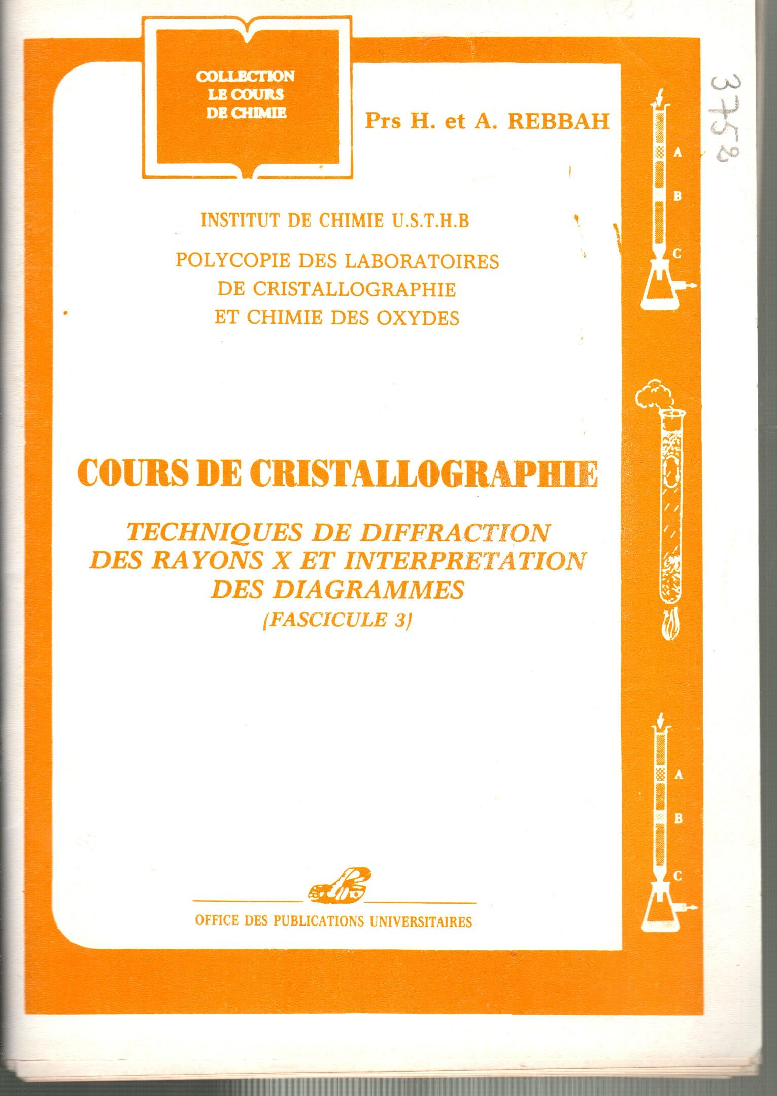 Cours de cristallographie