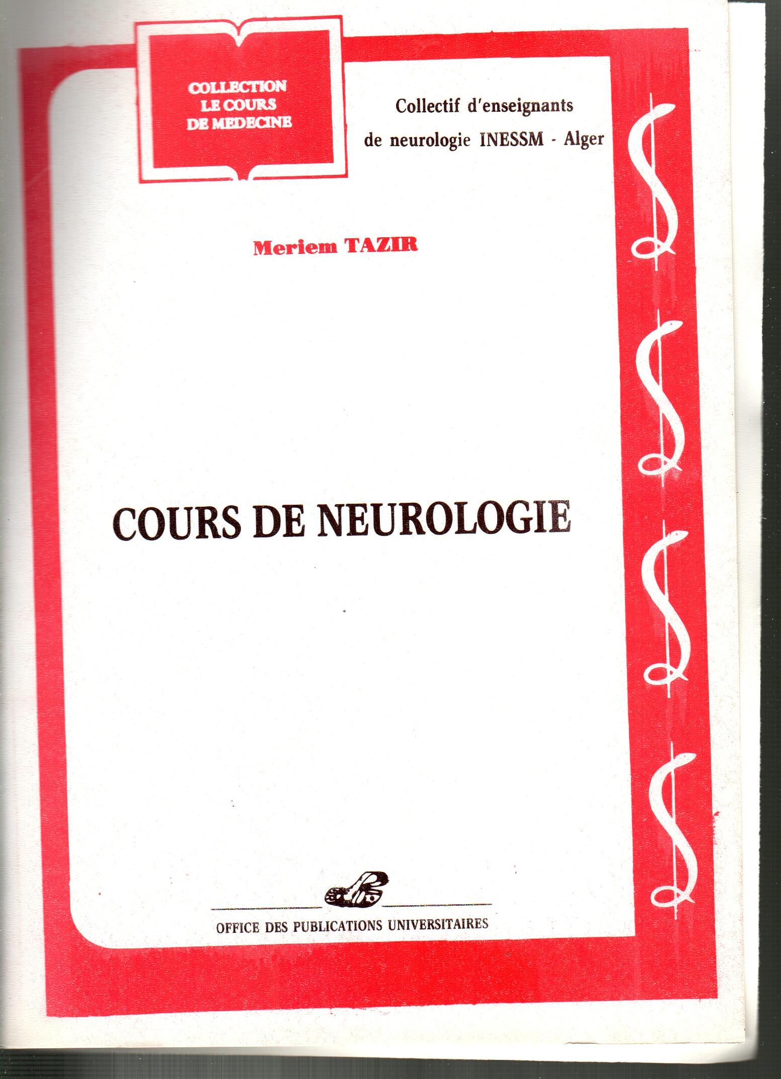Cours de Neurologie