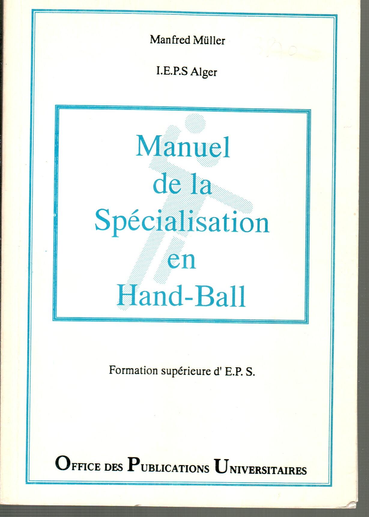 Manuel de la spécialisation en hand-ball