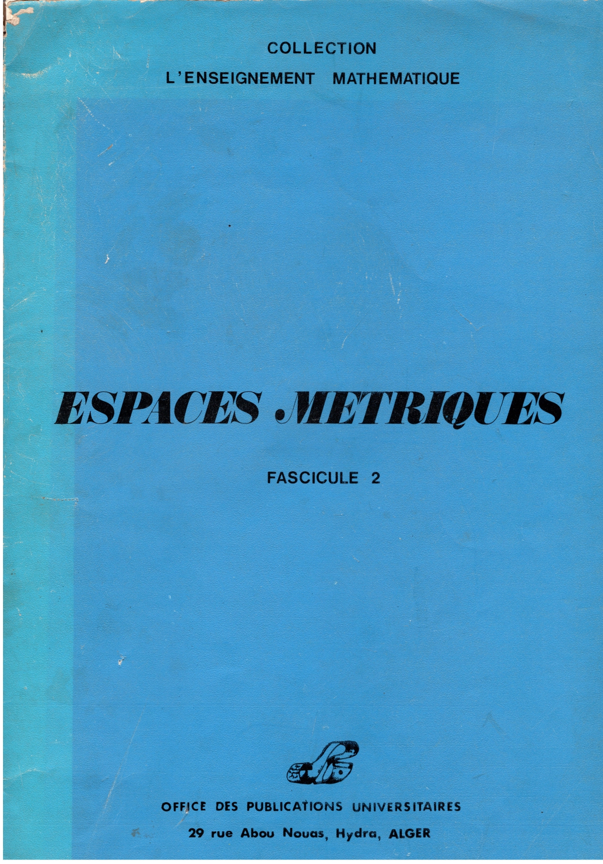 espaces métriques fasc 2