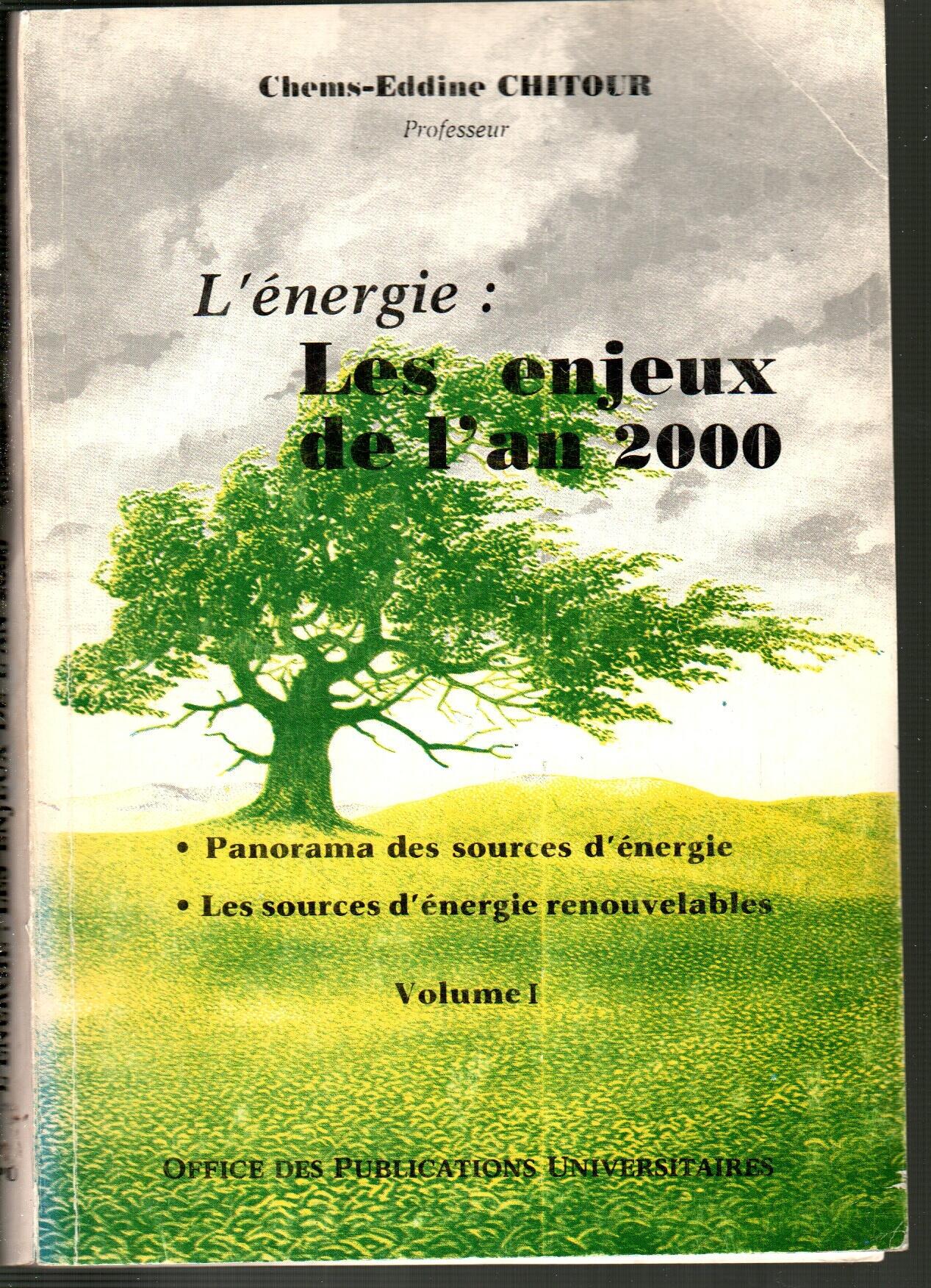 l'energie: les enjeux de l'an 2000