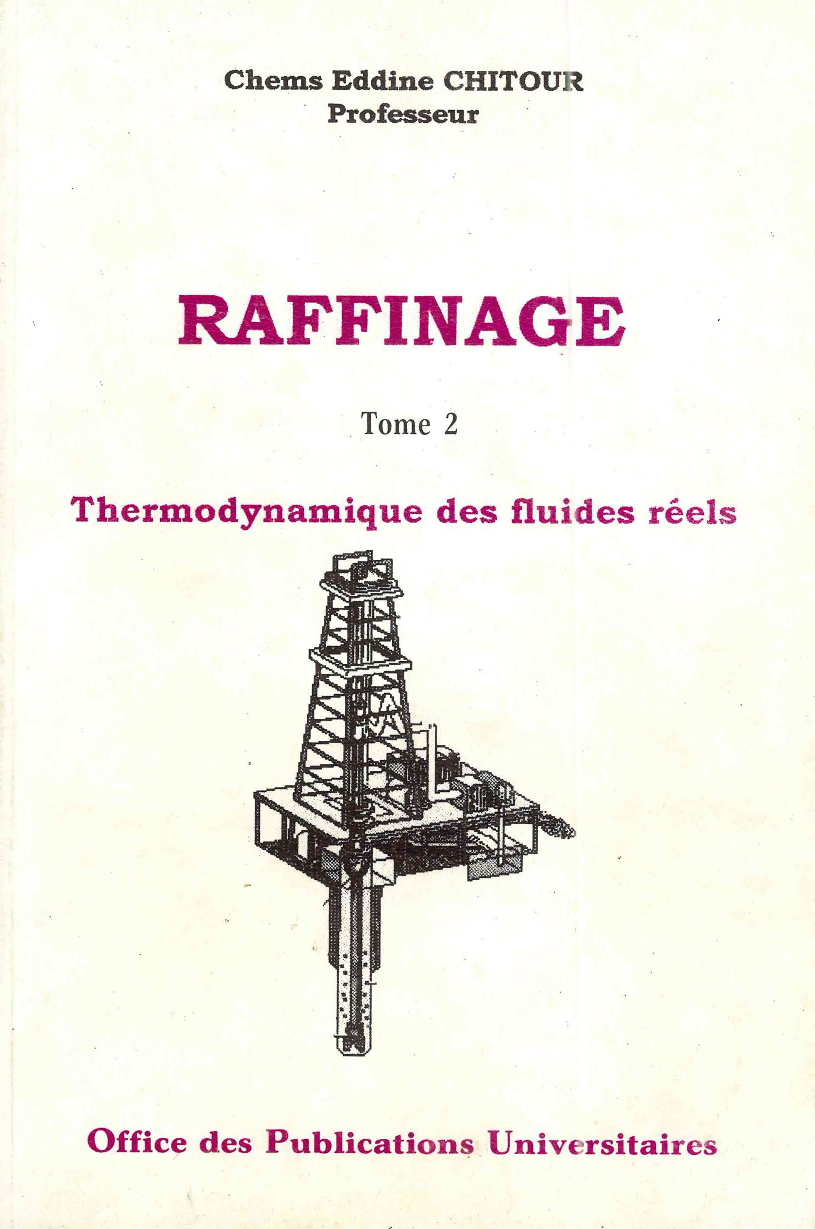 Raffinage T2- thermodynamique des fluides réels