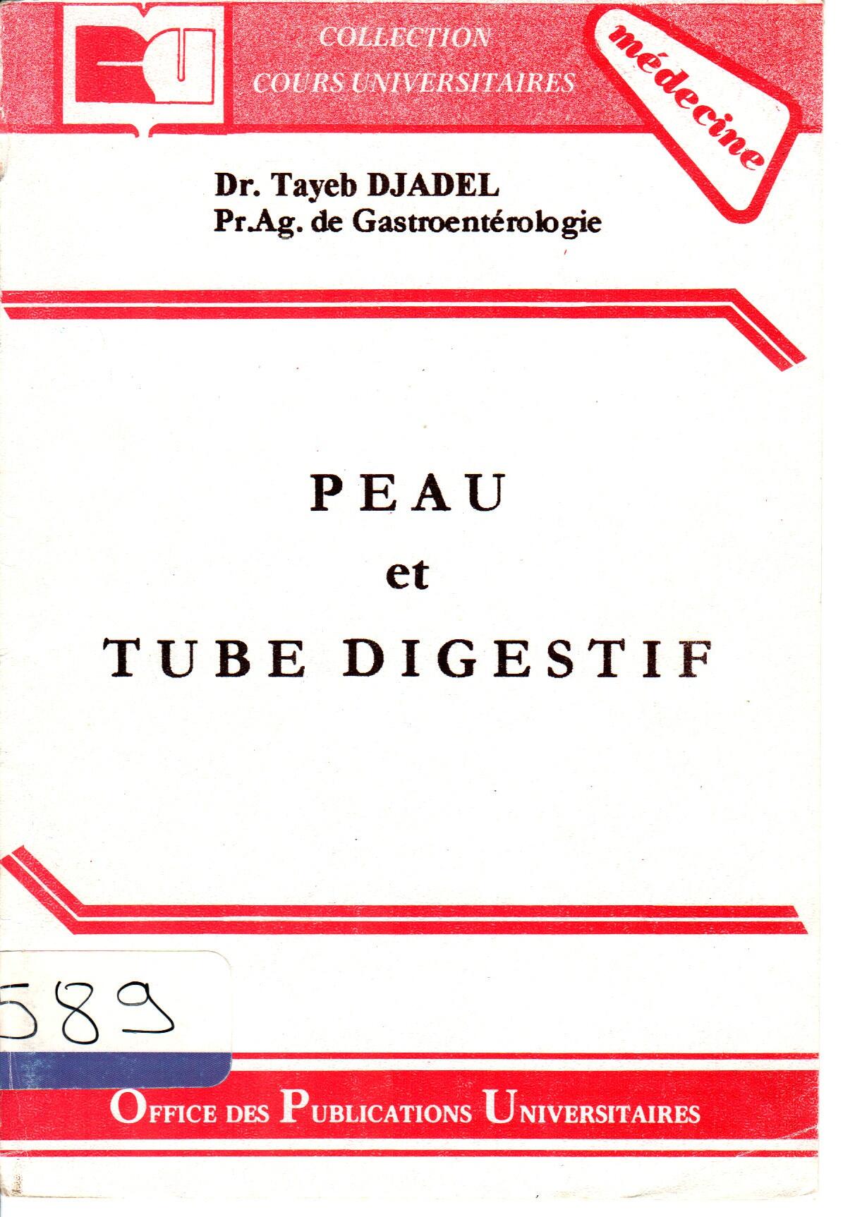 Peau et tube digestif