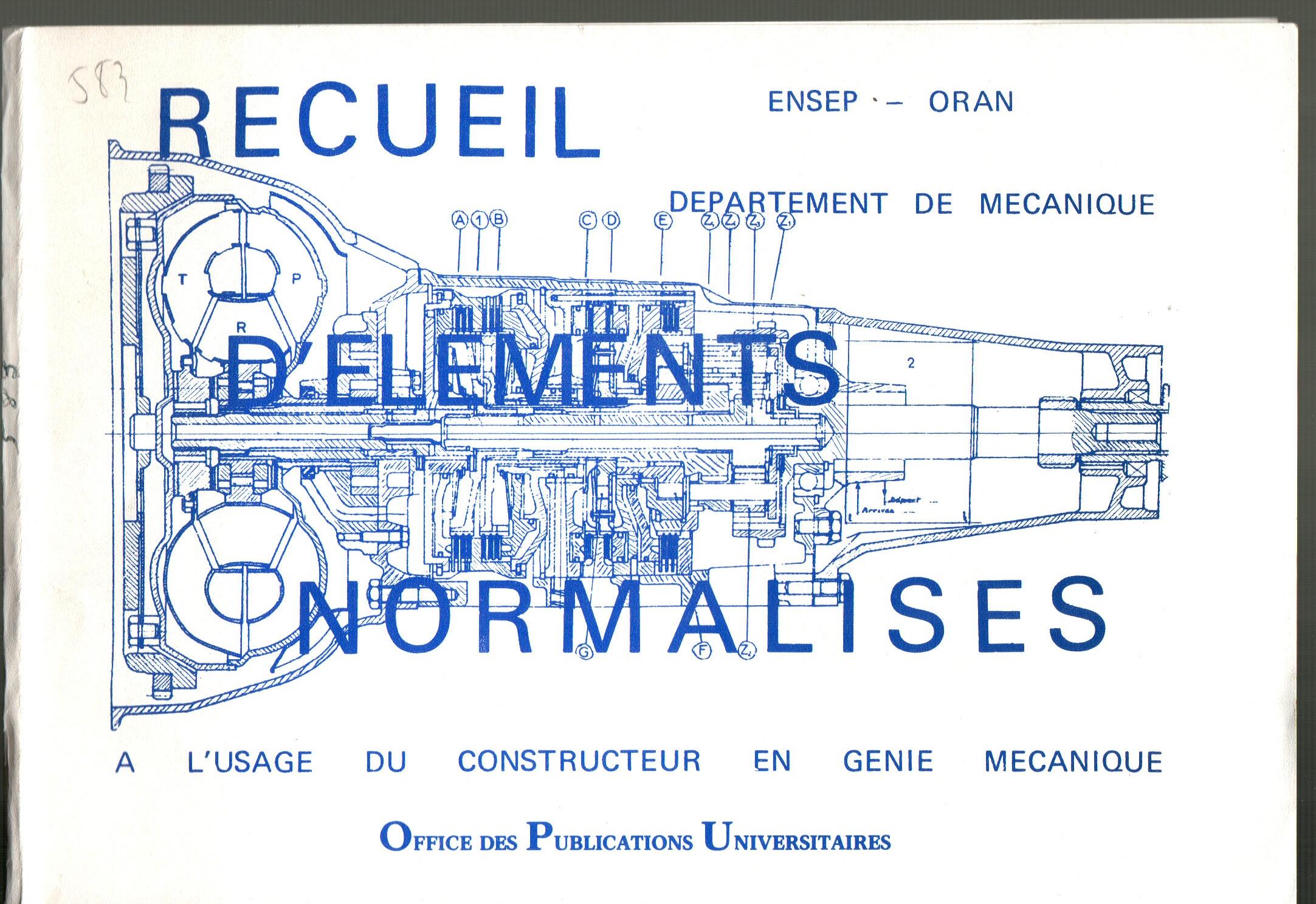 Recueil d'éléments normalises