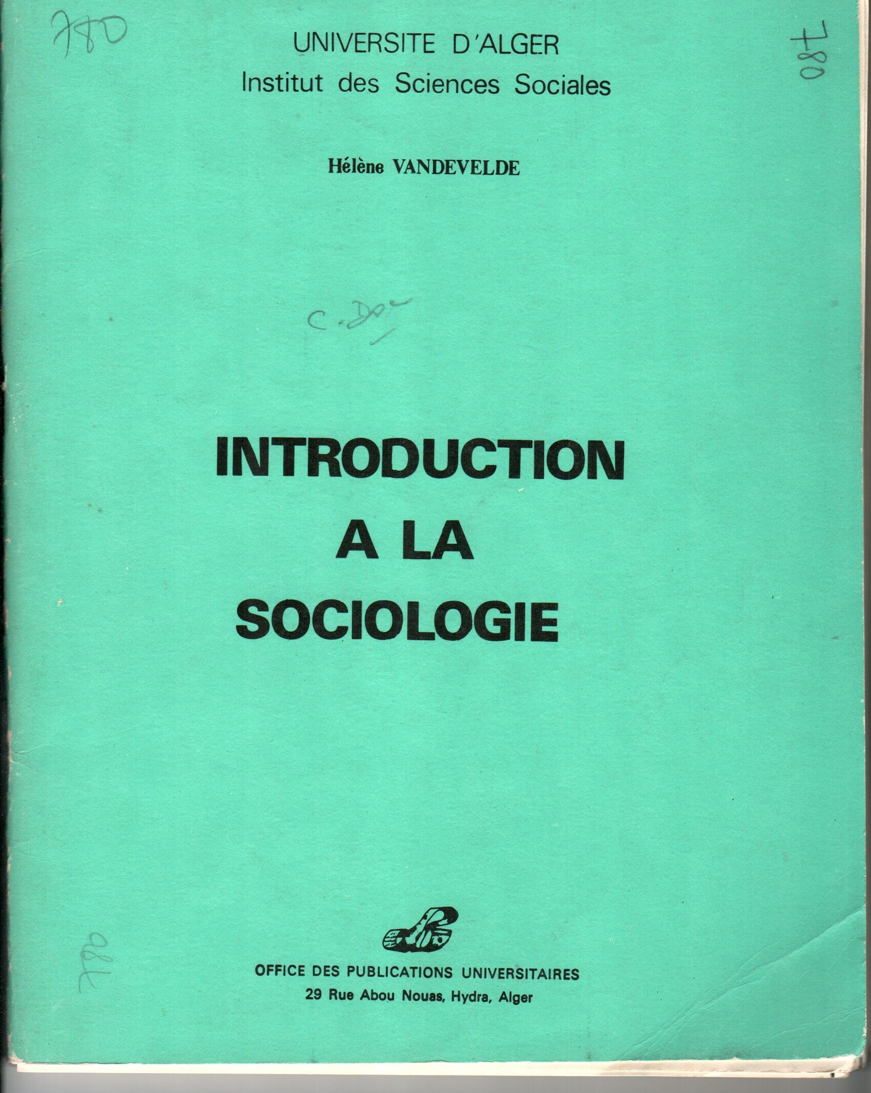 introduction à la sociologie