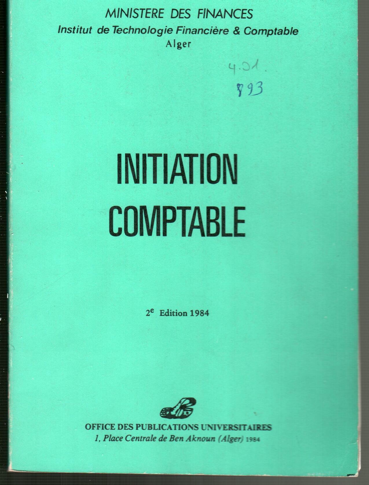 initiation comptable