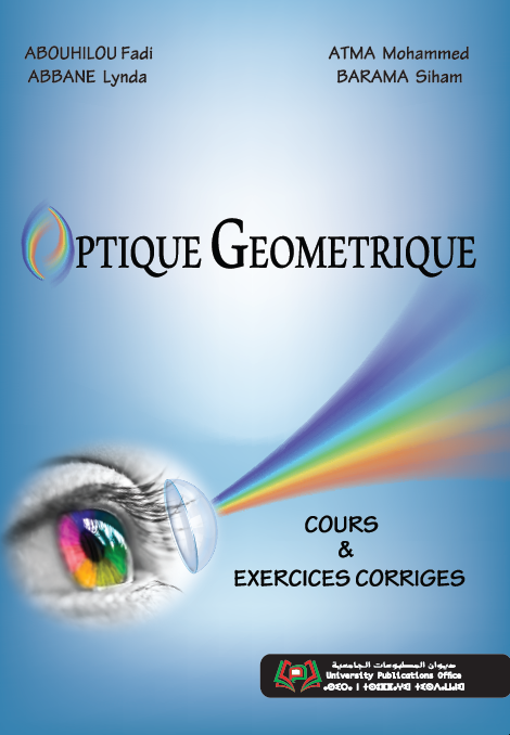 OPTIQUE GEOMETRIQUE COURS & EXERCICES CORRIGES