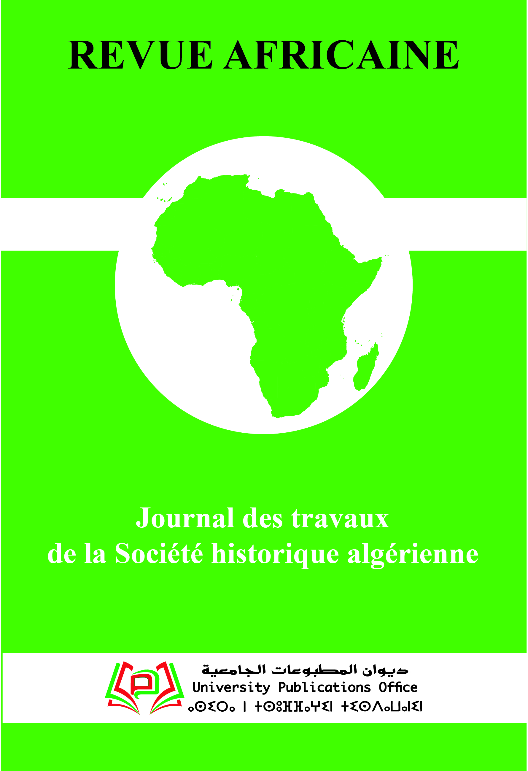 revue africaine n°74 -1933